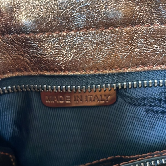 Burberry bag. Bronze studded - Picture 6 of 8